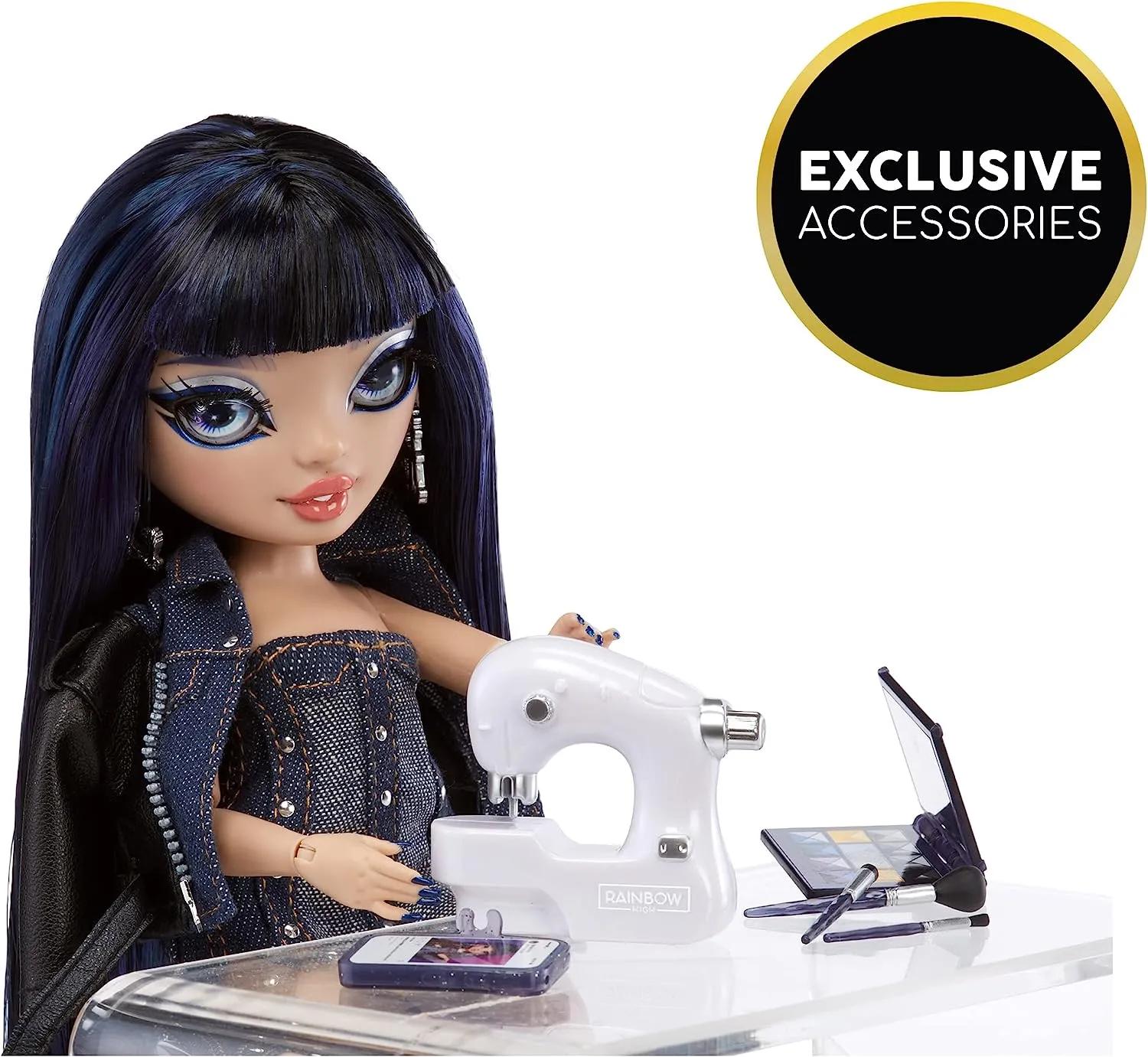 Rainbow High Fashion Doll – KIM NGUYEN - Blue Doll – Fashionable Outfit & 10  Colourful Play Accessories
