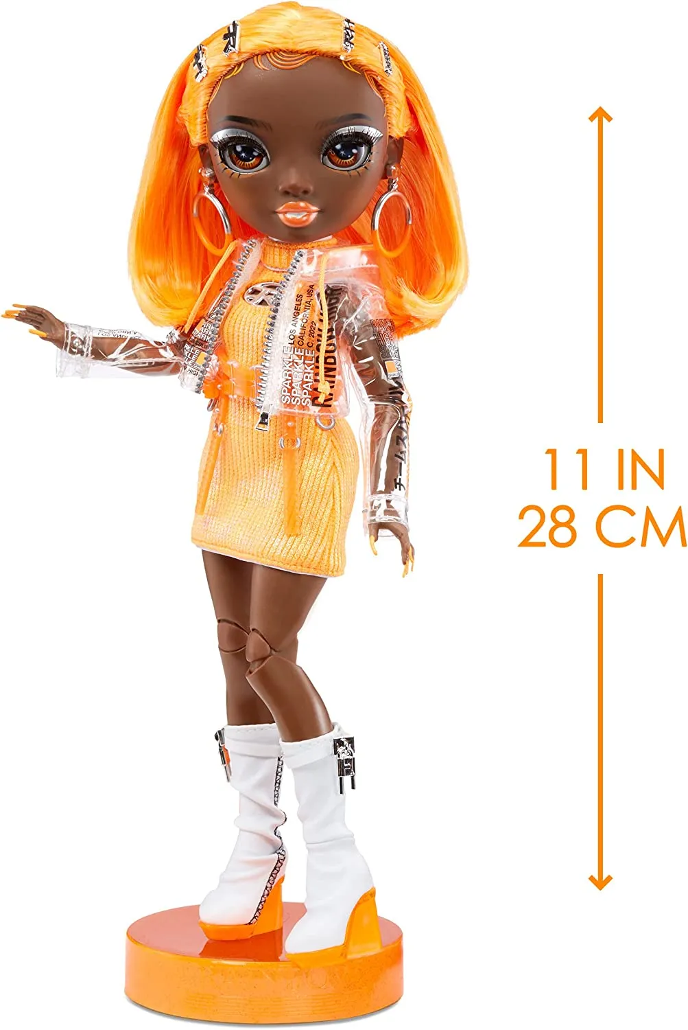 Rainbow High Fashion Doll – MICHELLE ST.CHARLES - Orange Doll – Fashionable Outfit & 10  Colourful Play Accessories