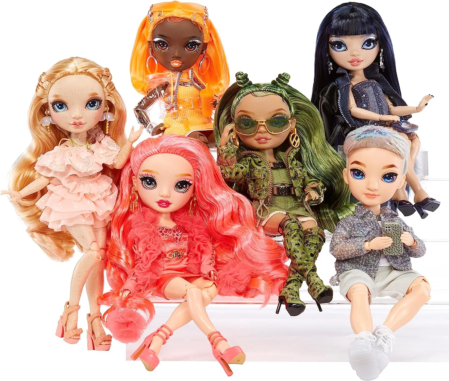Rainbow High Fashion Doll – VICTORIA WHITMAN - Light Pink Doll with Freckels – Fashionable Outfit & 10  Colourful Play Accessories