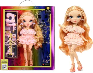 Rainbow High Fashion Doll – VICTORIA WHITMAN - Light Pink Doll with Freckels – Fashionable Outfit & 10  Colourful Play Accessories