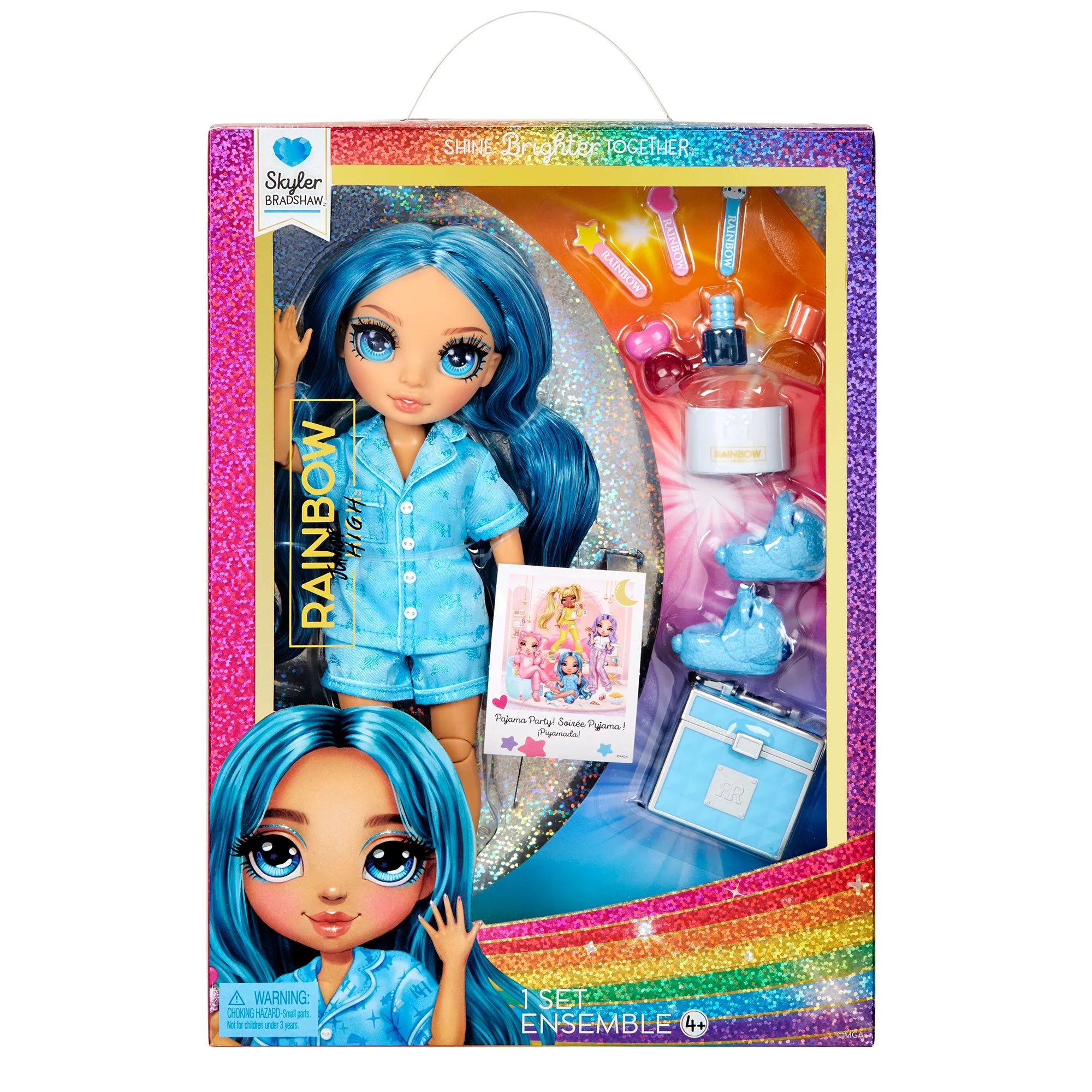 Rainbow High Junior High PJ Party Fashion Doll Skylar