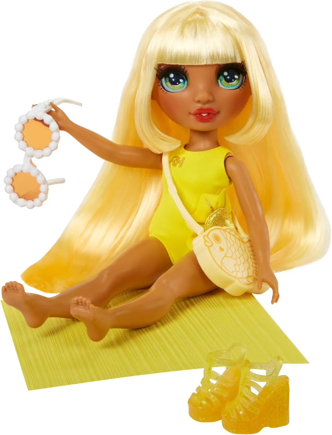 Rainbow High Sunny Swim & Style Fashion Doll (507284-EUC)