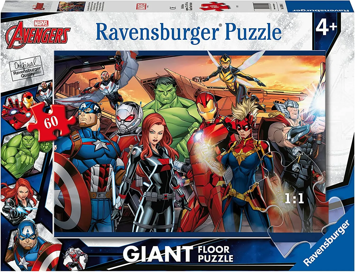 Ravensburger 03094 Avengers Giant Floor Puzzle, 60pc