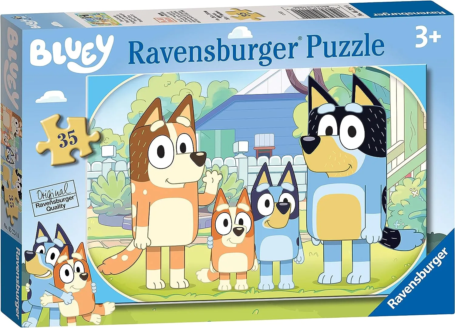 Ravensburger Bluey Jigsaw Puzzle - 35 Piece Family Fun for Ages 3  (5224)