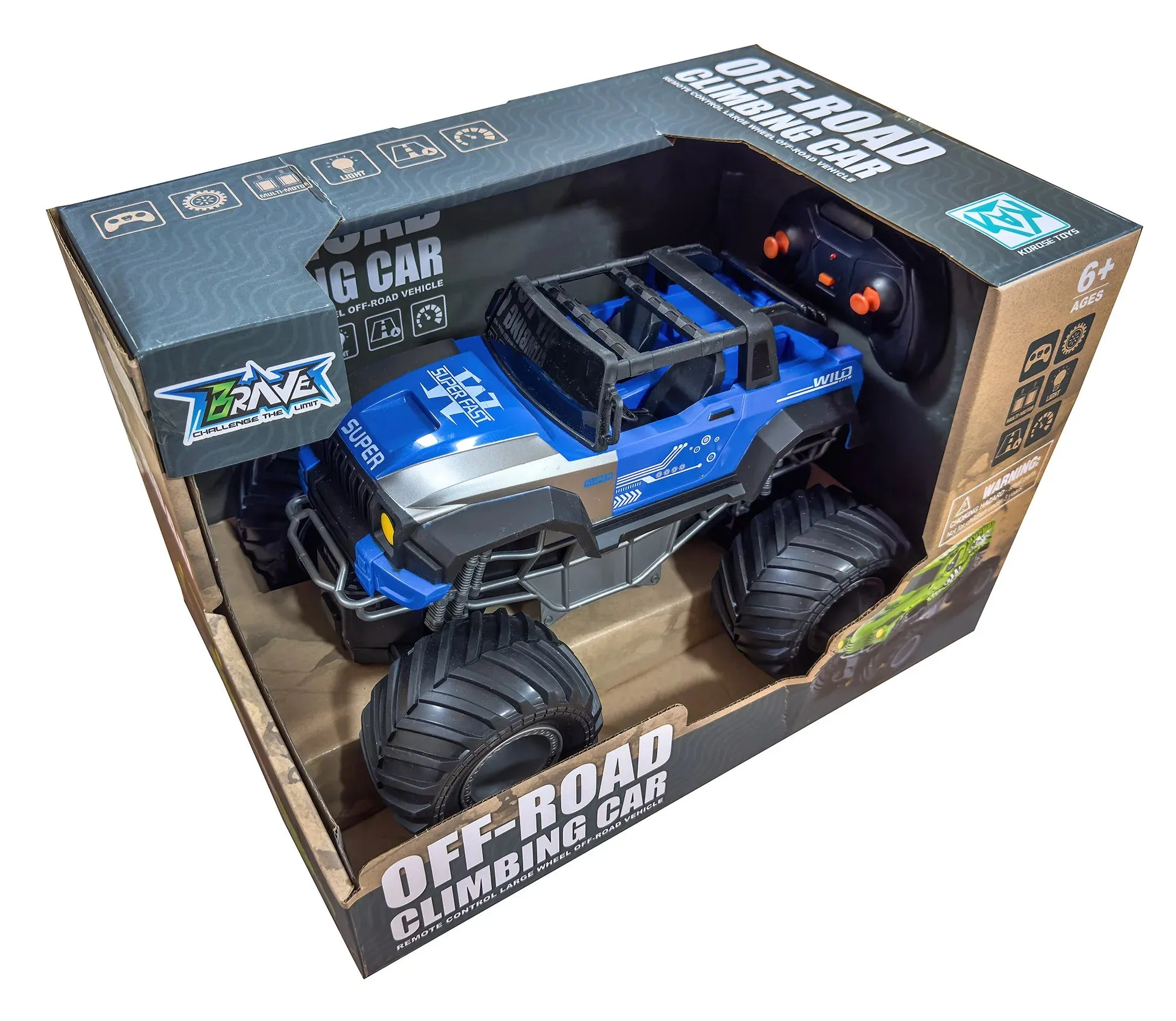 RC Monster Truck - Off Road Climbing Car 1:16 Scale - Assorted