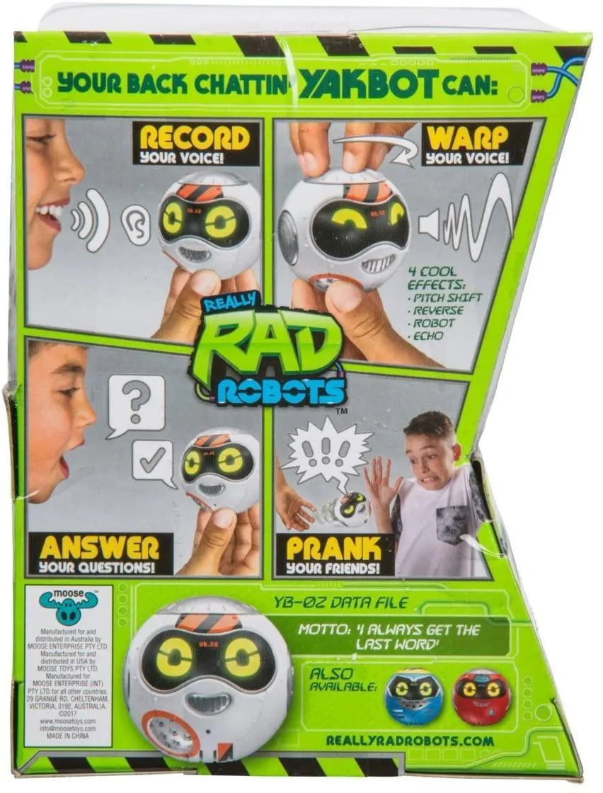 Really R.A.D. Robots Yakbot YB-02 Colour White