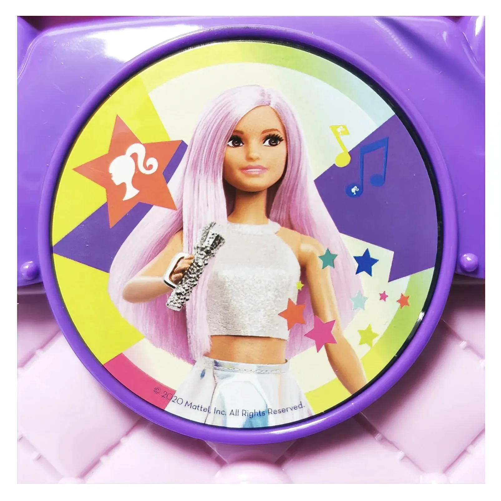 REIG Barbie Mattel Bag with Microphone