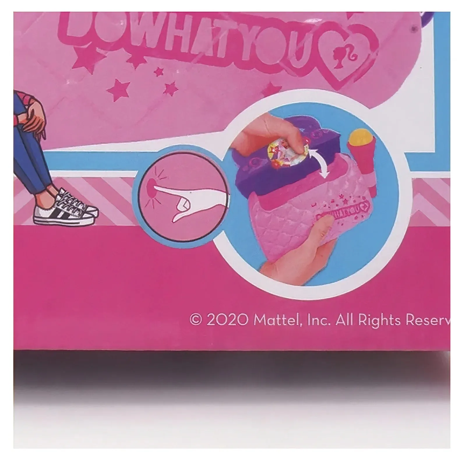REIG Barbie Mattel Bag with Microphone