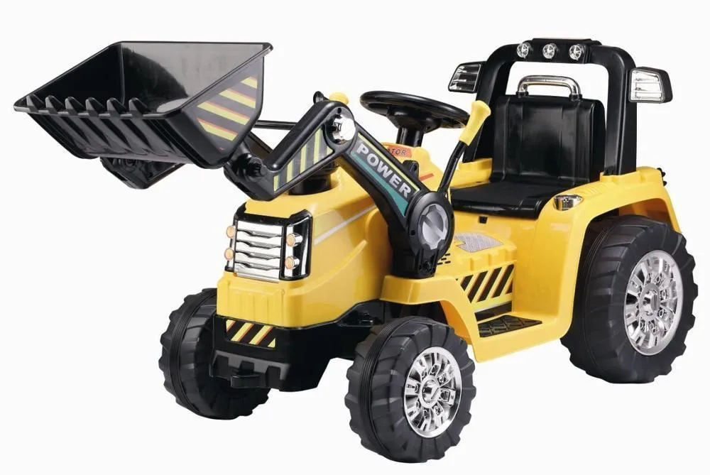 RICCO ZP1005 Electric Ride On Tractor Yellow