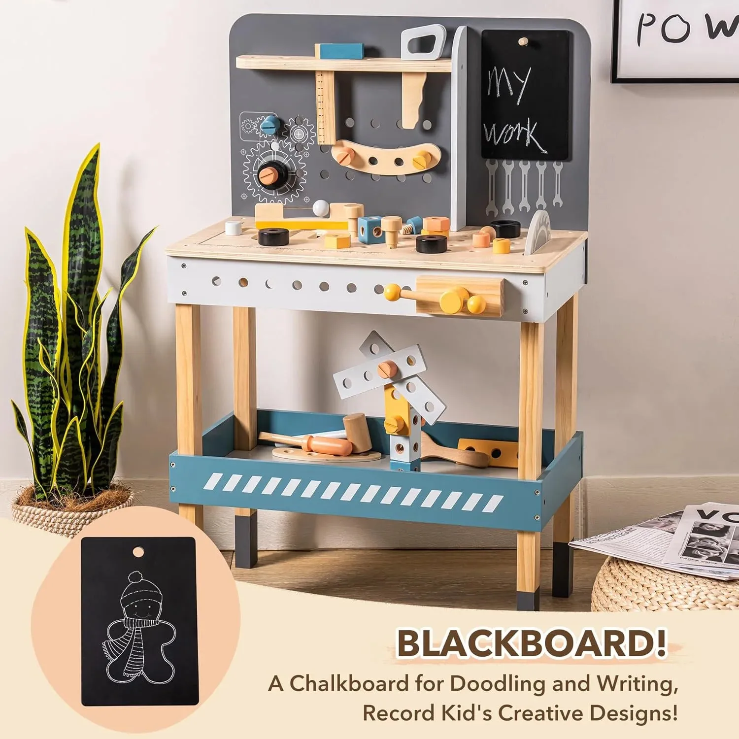 ROBUD Wooden Tool Workbench