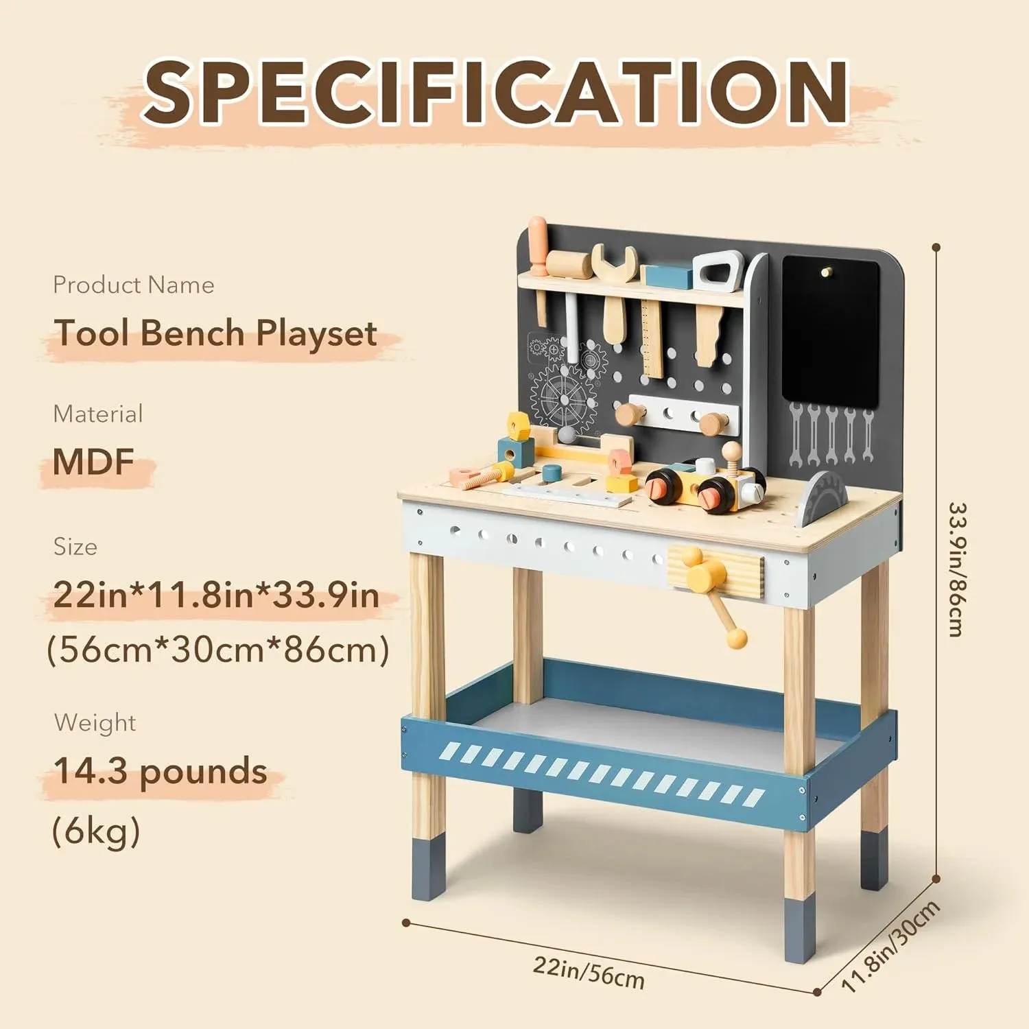 ROBUD Wooden Tool Workbench