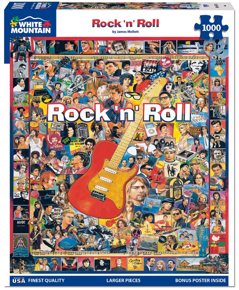 Rock 'n' Roll (409pz) - 1000 Piece Jigsaw Puzzle White Mountain