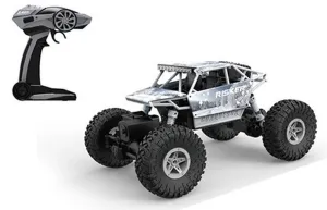 ROCK THROUGH 1:18 REMOTE CONTROL OFF ROADER ROCK CRAWLER SILVER RISKER