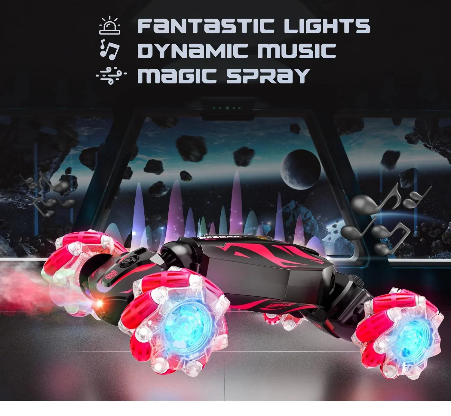 Rolling Drifting RC Stunt Climbing Car With Lights - Assortment
