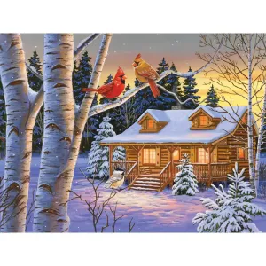 Rustic Retreat Jigsaw Puzzle by William Vanderdasson Bits and Pieces
