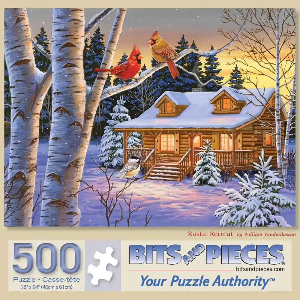 Rustic Retreat Jigsaw Puzzle by William Vanderdasson Bits and Pieces