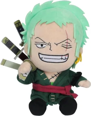 Sakami Merchandise One Piece Rorona Zoro Plush - 25 cm Soft Toy for Kids 3 
