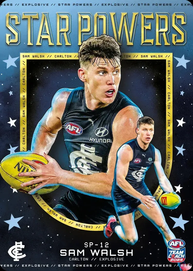 Sam Walsh, SP-12, TEAM Star Powers, 2025 Teamcoach AFL
