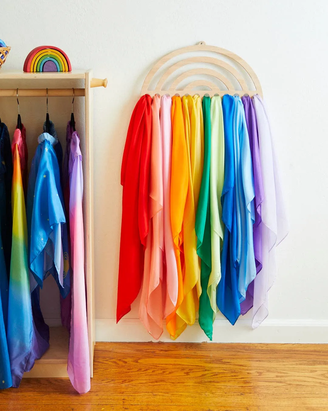 Sarah's Silk Large Playsilk Display - Rainbow Odin Parker