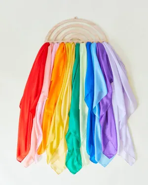 Sarah's Silk Large Playsilk Display - Rainbow Odin Parker