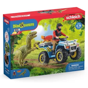 Schleich 41466 Quad Escape From Velociraptor Dinosaurs