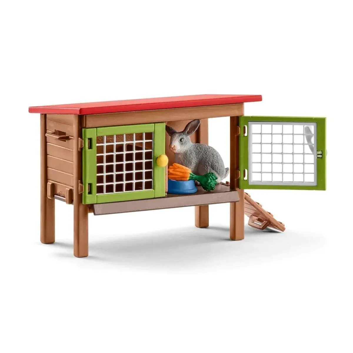 SCHLEICH 42420 Rabbit Hutch Playset
