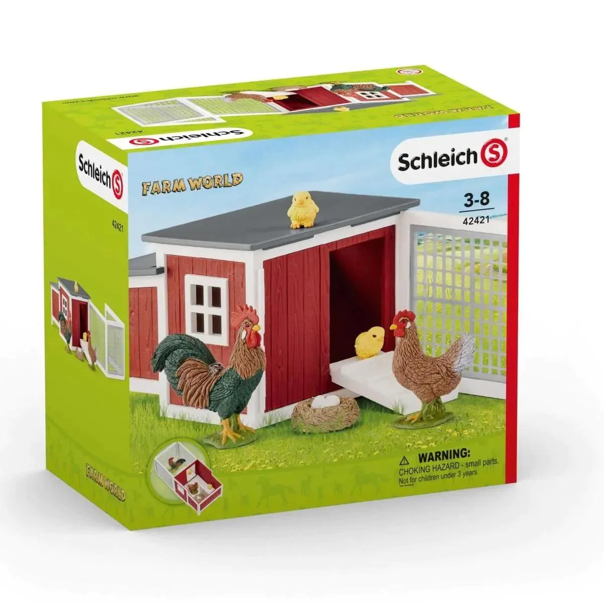SCHLEICH 42421 Chicken Coop Playset