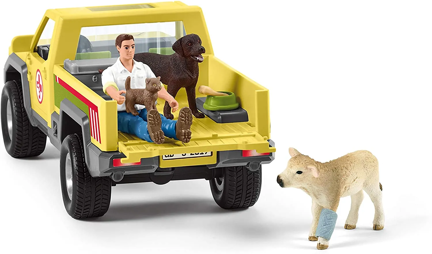 Schleich 42503 Veterinarian Visit at the Farm World