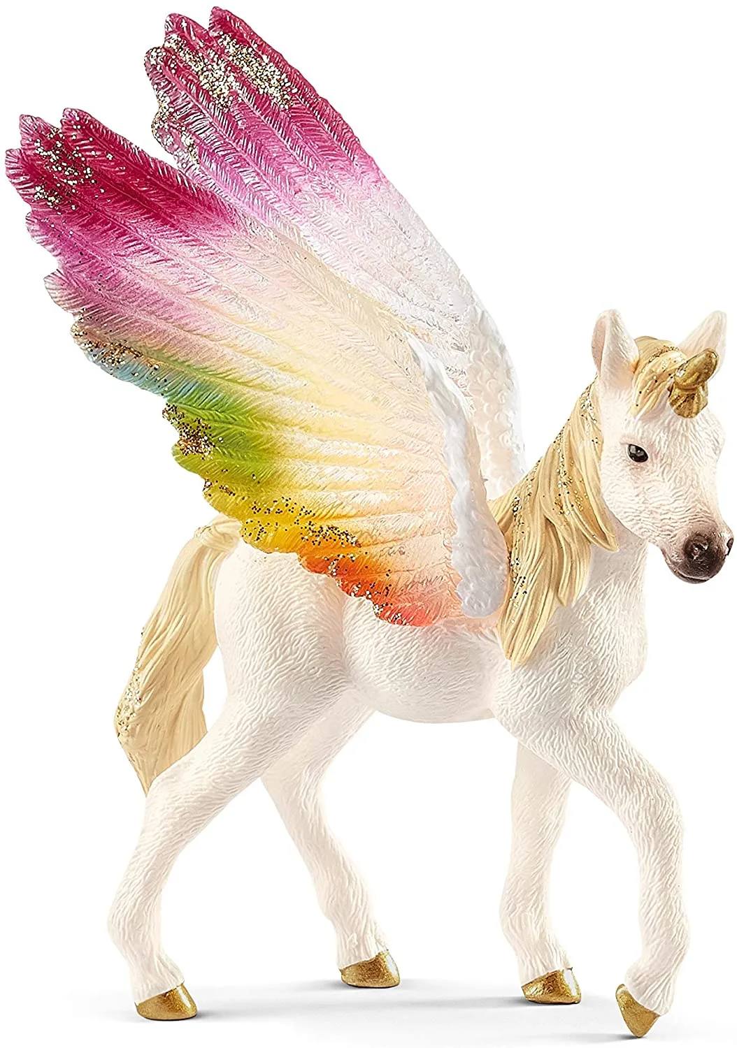 Schleich 70577 Winged Rainbow Unicorn Foal Figure