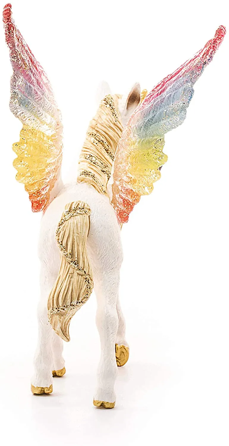 Schleich 70577 Winged Rainbow Unicorn Foal Figure