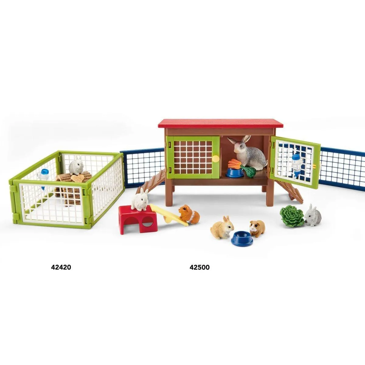 SCHLEICH FARM WORLD 42500 Rabbit and Guinea Pig Hutch