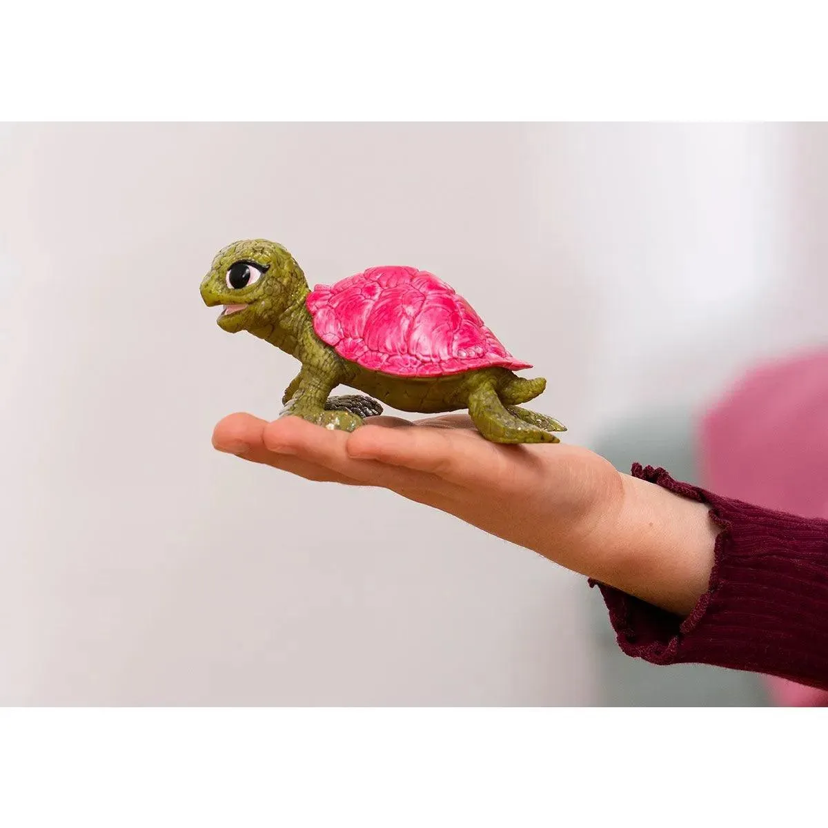 SCHLEICH Pink Sapphire Turtle Figure