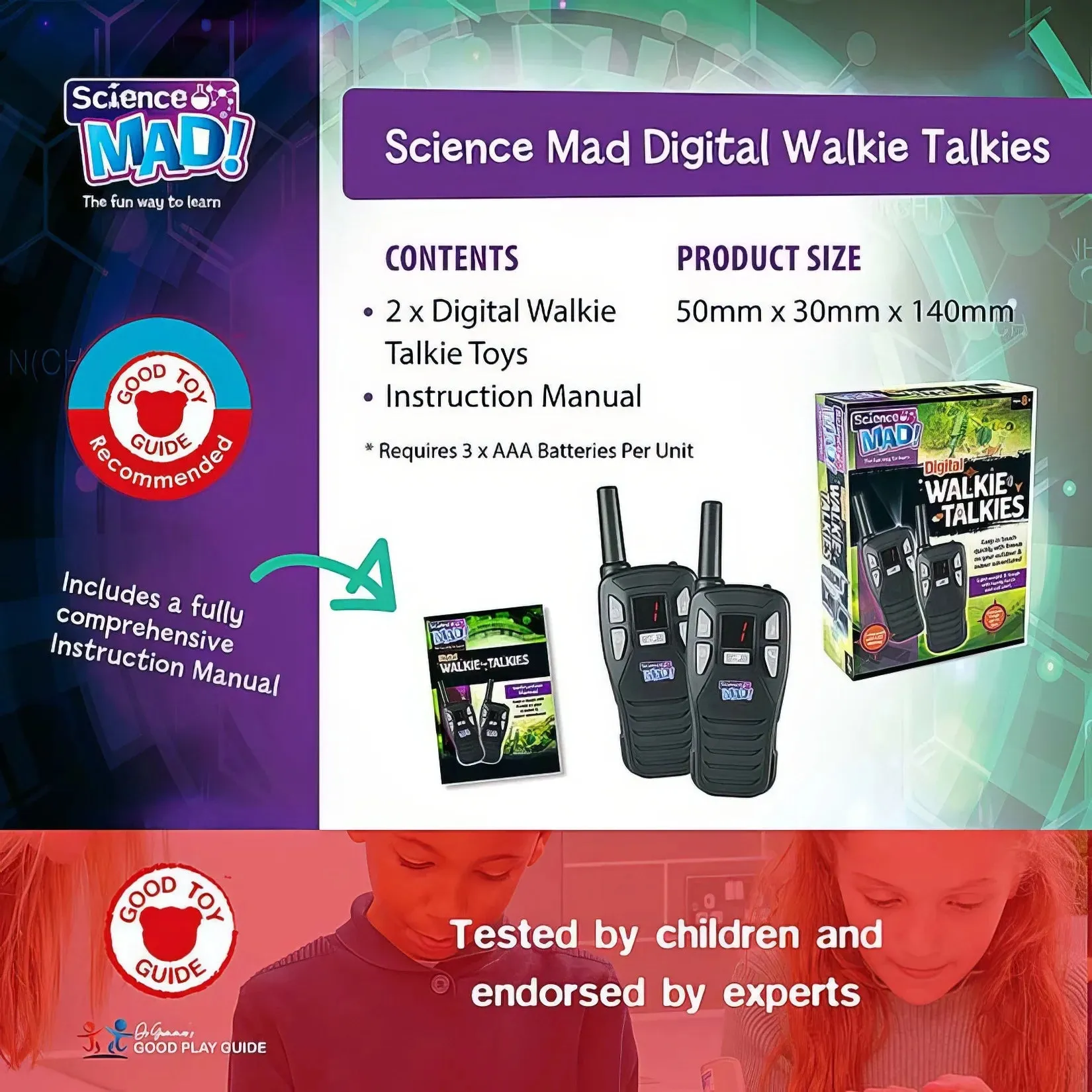 Science Mad Digital Walkie Talkies