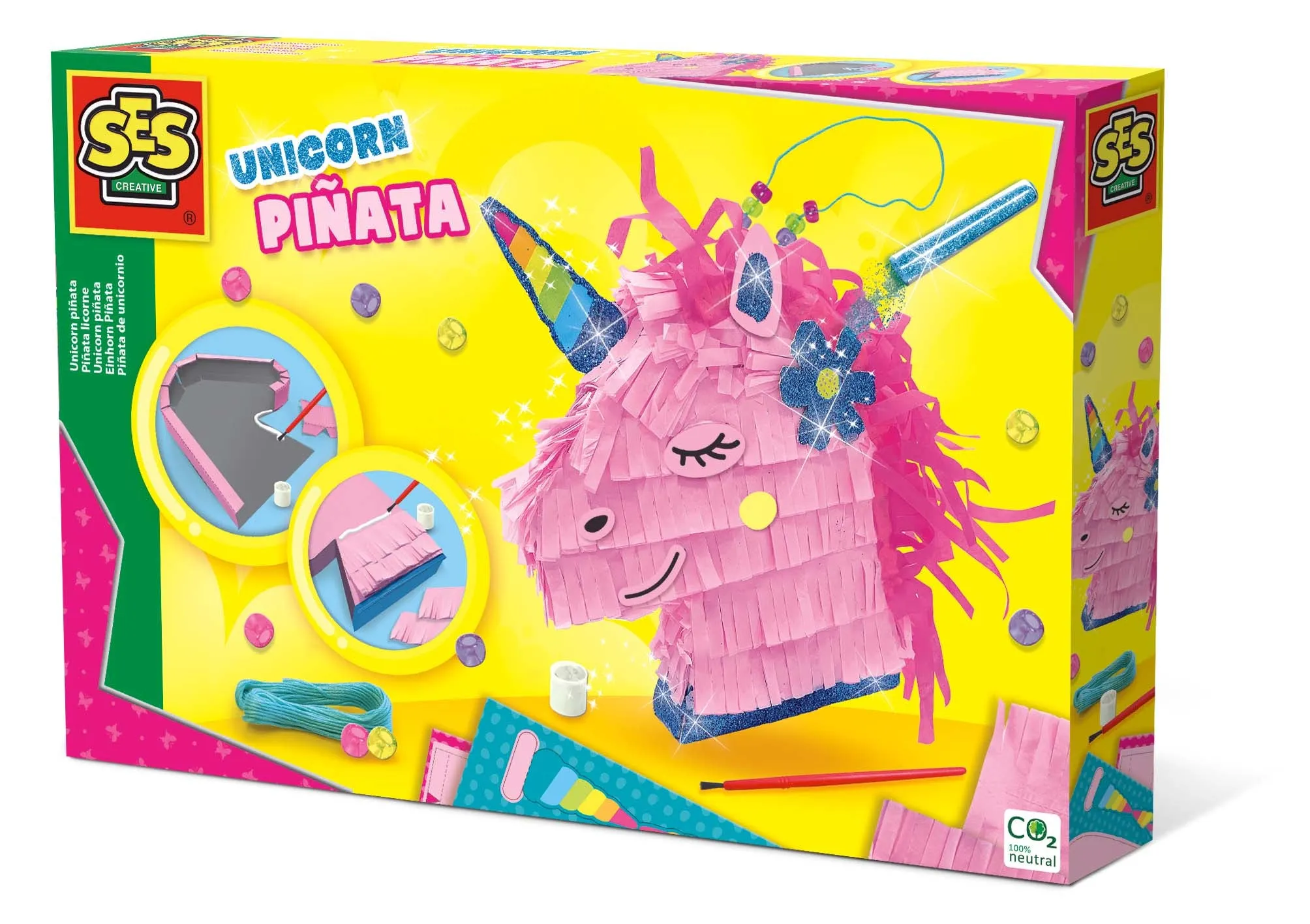 SES Creative 14714 Unicorn pinata Wise - Kids Toys