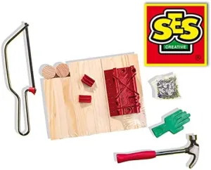 SES Woodwork Set "The Luxe" - Creative Building for Ages 5  (00944)
