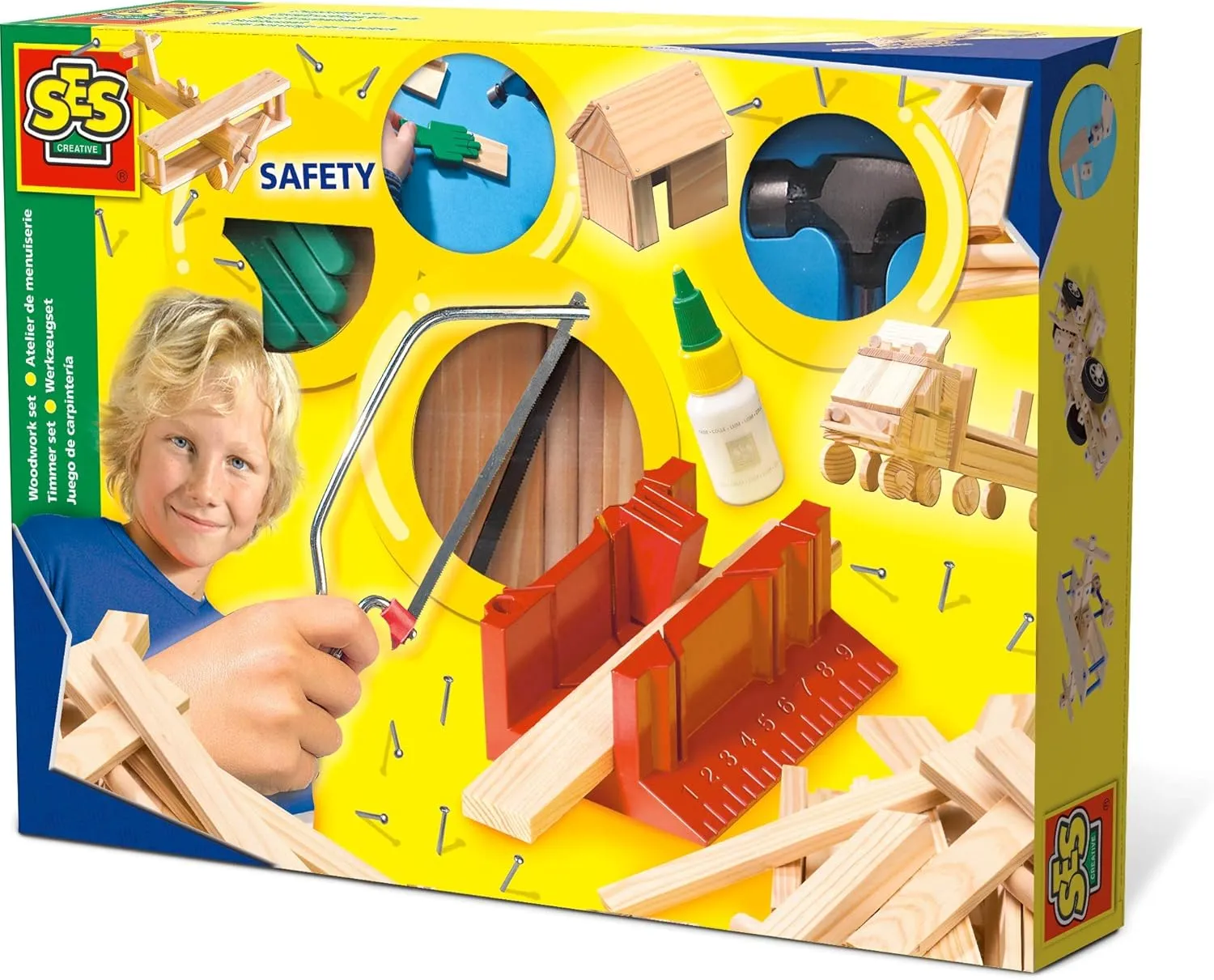 SES Woodwork Set "The Luxe" - Creative Building for Ages 5  (00944)