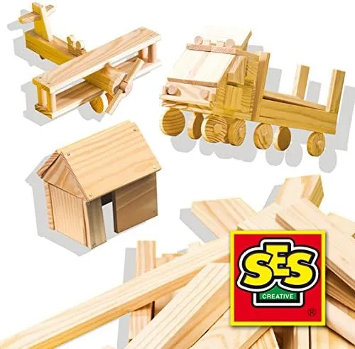 SES Woodwork Set "The Luxe" - Creative Building for Ages 5  (00944)