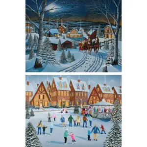 Set Of 2: Don Engler Jigsaw Puzzles Bits and Pieces