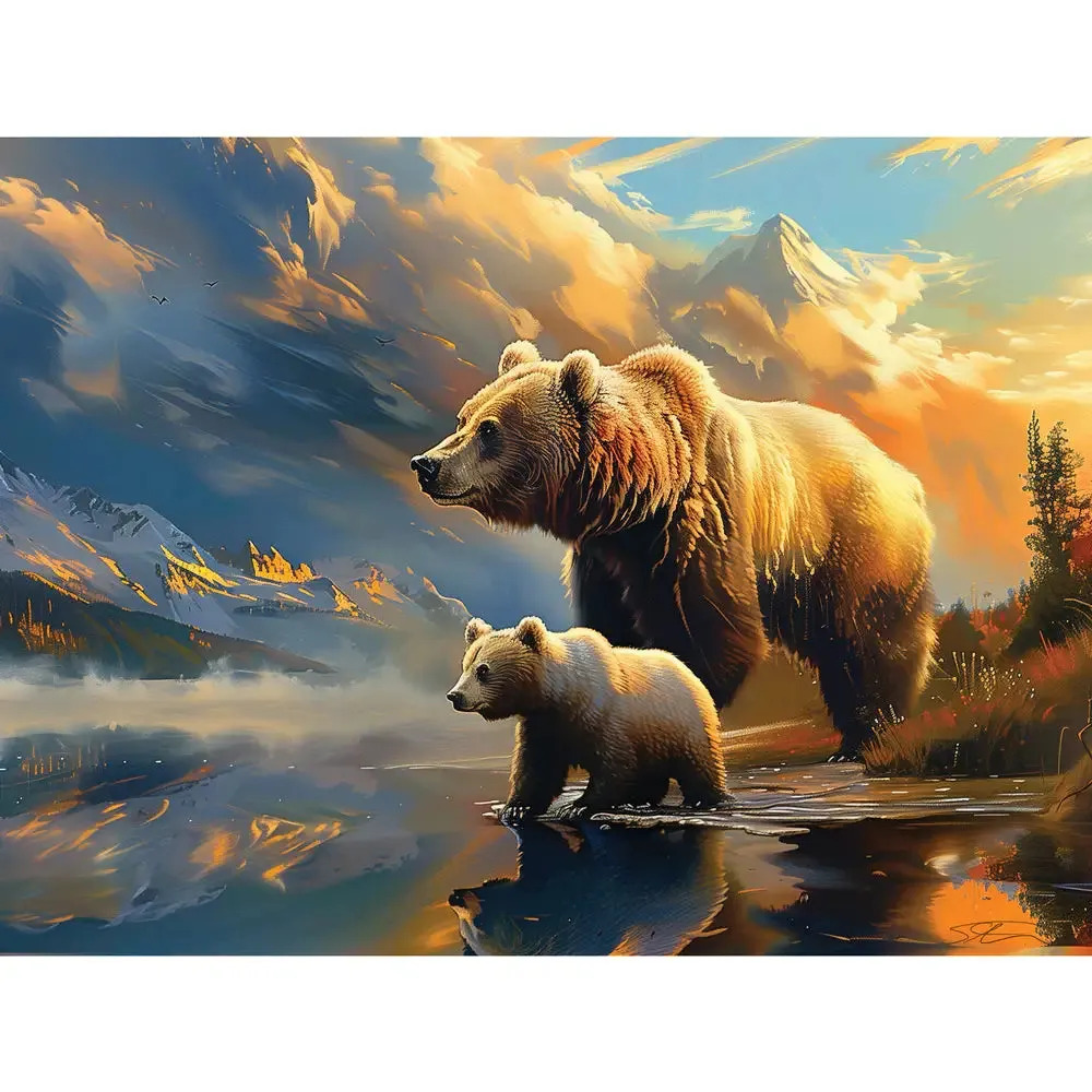 Set of 6: Jigsaw Puzzles By Artist Shawna Stewart Bits and Pieces