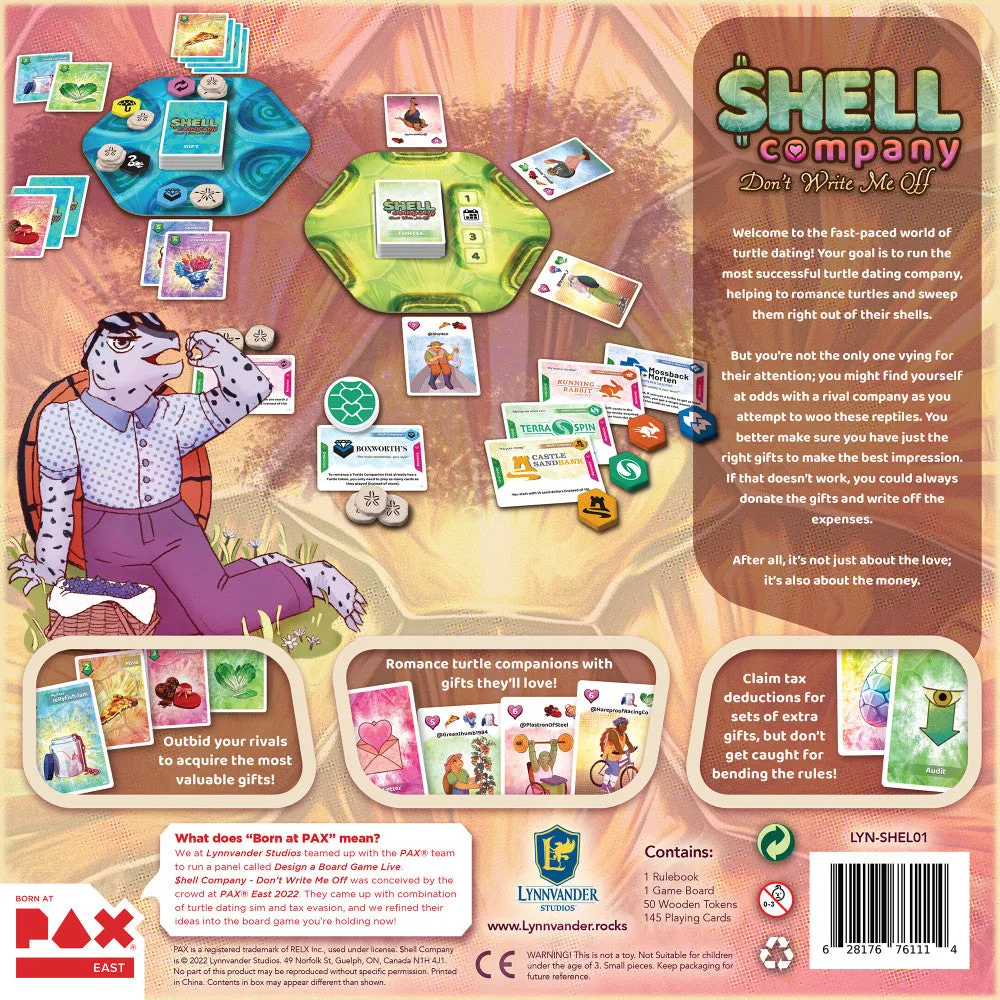 Shell Company: Don't Write Me Off Strategy Board Game for Ages 14 