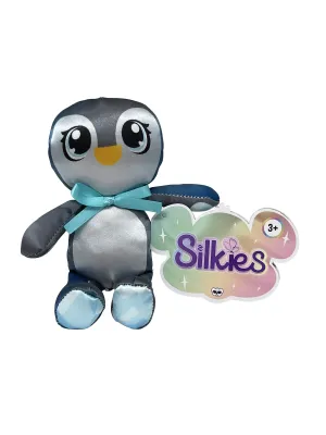 Silkies Traditional Plush 13cm Silver Penguin