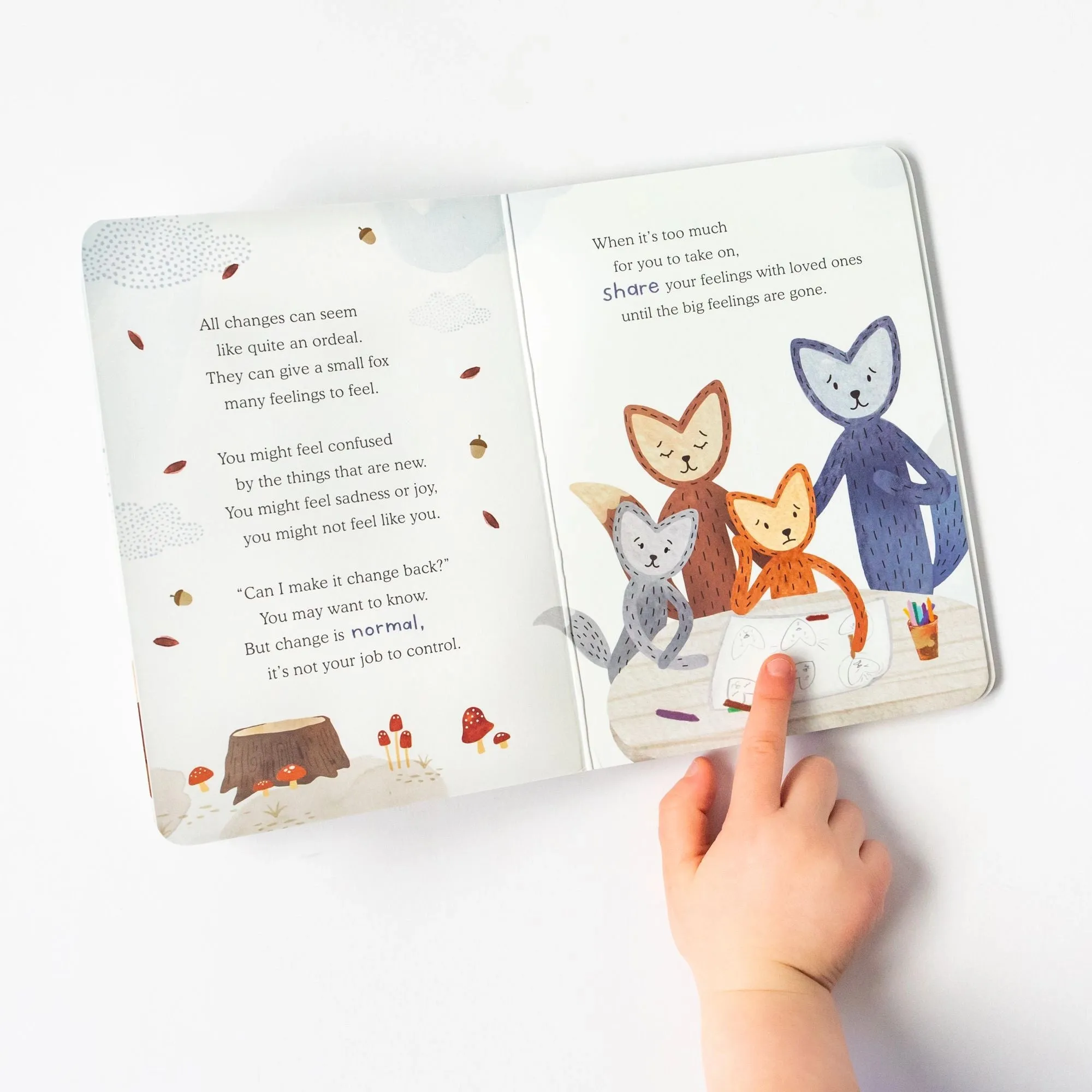 Slumberkins Fox Kin   Lesson Book On Family Change Odin Parker
