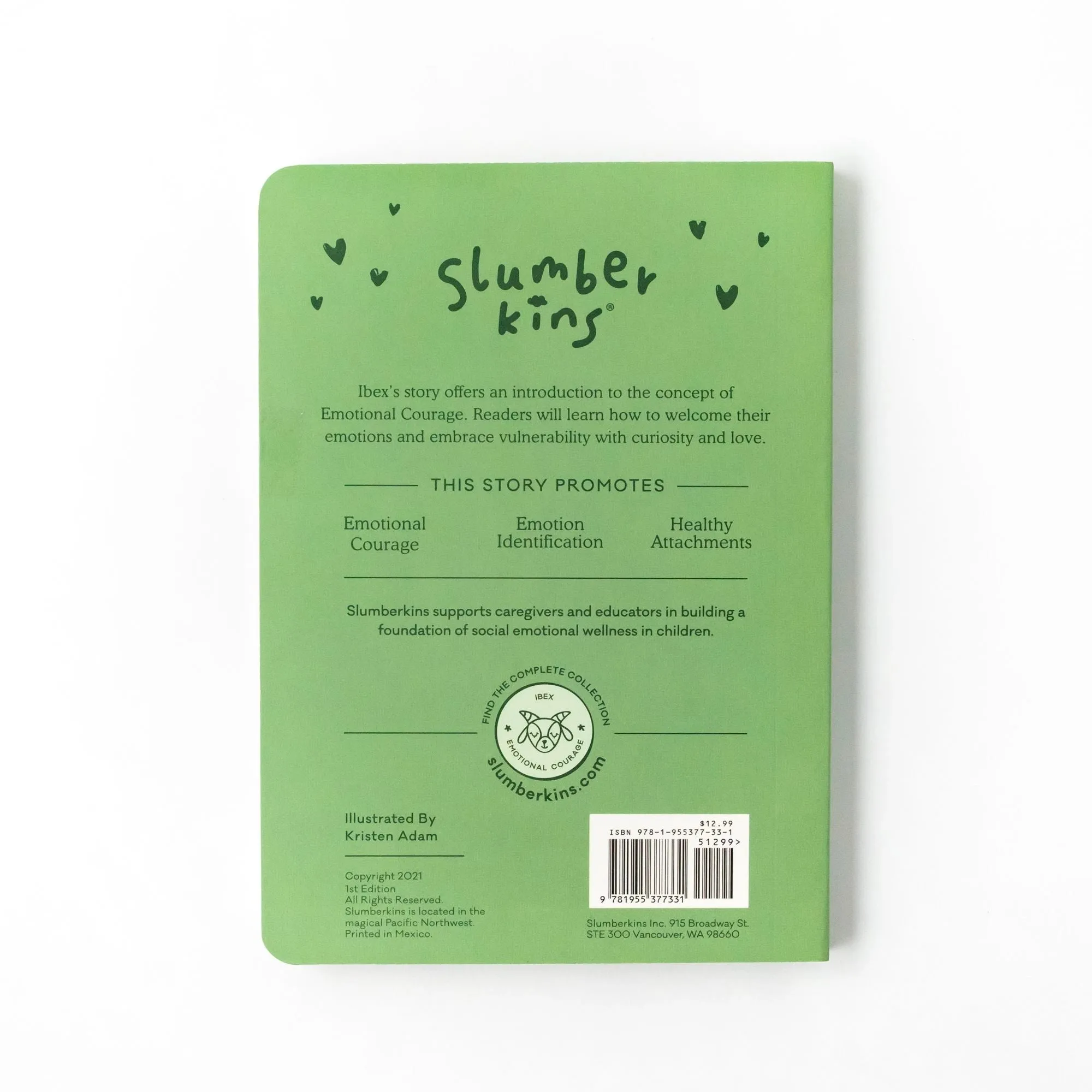 Slumberkins Ibex Kin   Lesson Book On Emotional Courage Odin Parker