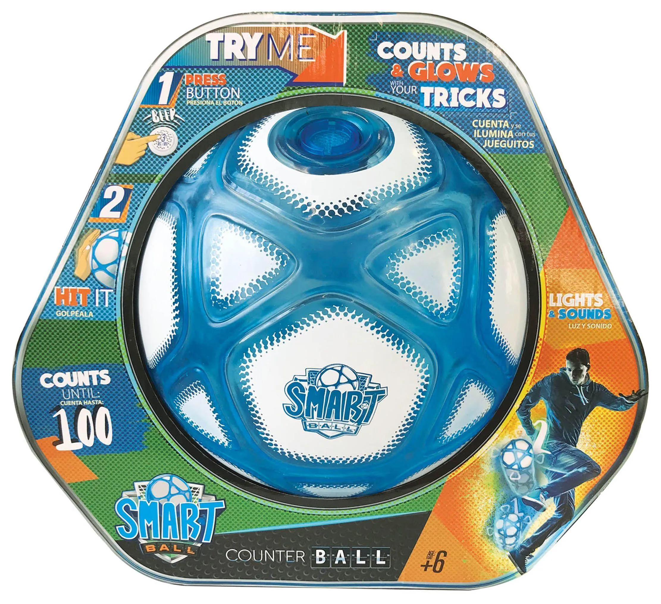 Smart Ball Speed Counter Light and Sounds Football