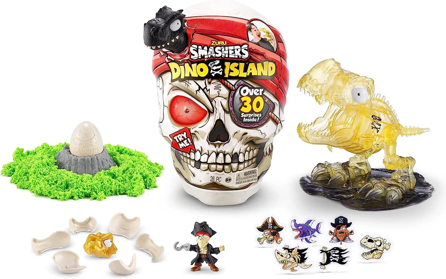 SMASHERS Dino Island Giant Skull Assortment by Zuru