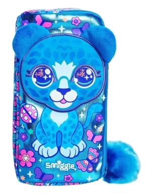 SMIGGLE Budz Character Two Pocket Pencil Case - Cornflower Blue
