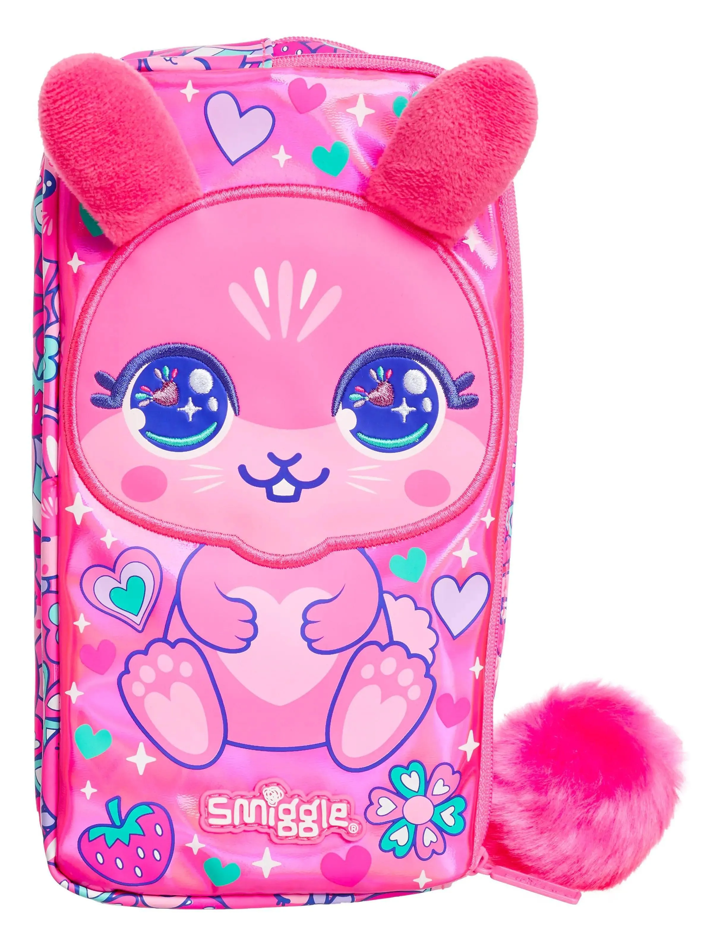 SMIGGLE Budz Character Two Pocket Pencil Case - Pink