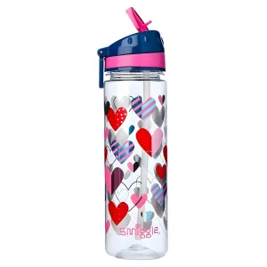 SMIGGLE Faves Drink Up Straight Water Bottle - Navy