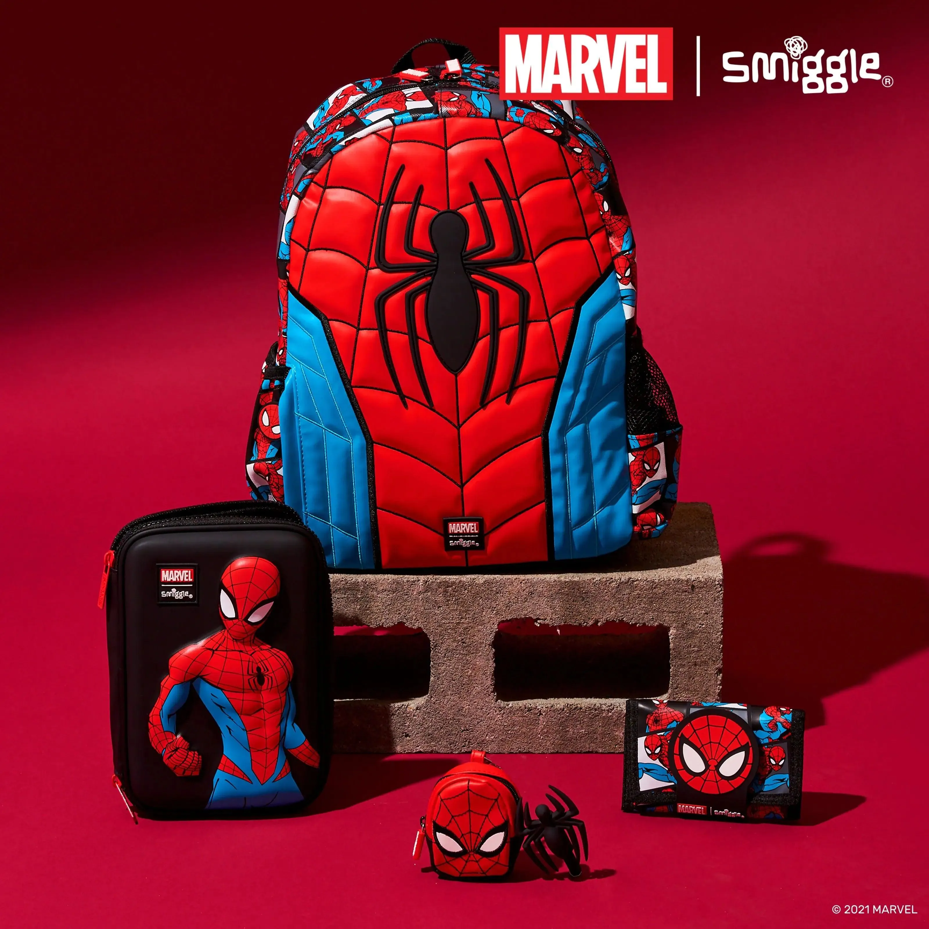 SMIGGLE Marvel Spider-Man Hardtop Pencil Case