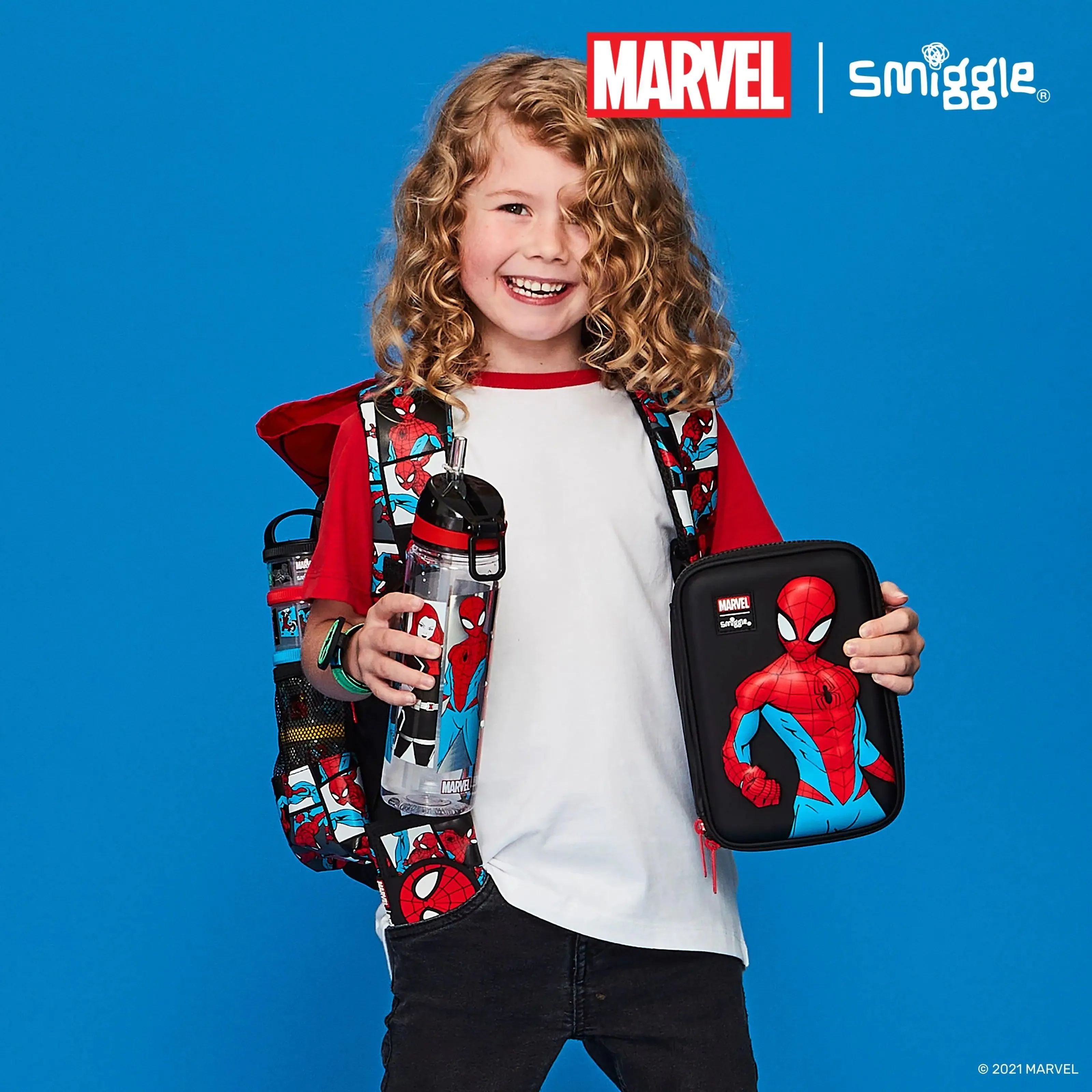 SMIGGLE Marvel Spider-Man Hardtop Pencil Case